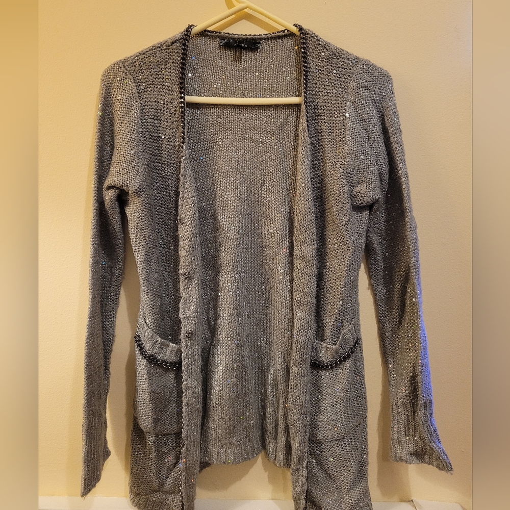Elegant Gray Women's Sweater